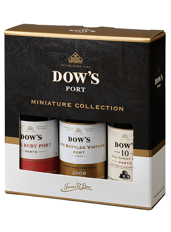 Pack 3 Garrafas Porto Dow's Lbv + Ruby + 10 Anos 0.05l