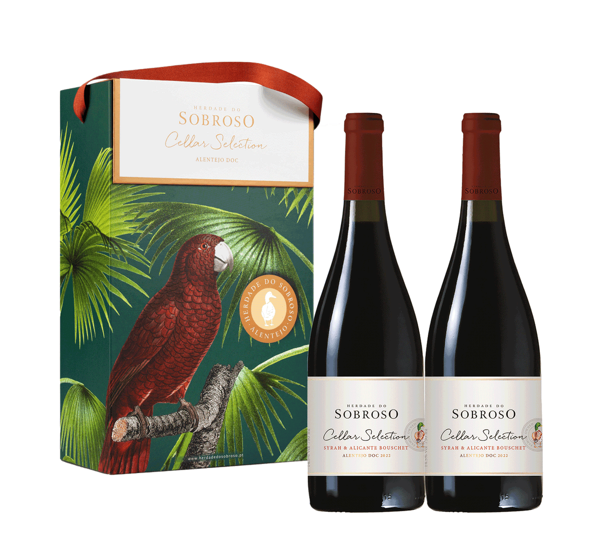 Conjunto Herdade Do Sobroso Sélection Cave Rouge 2022