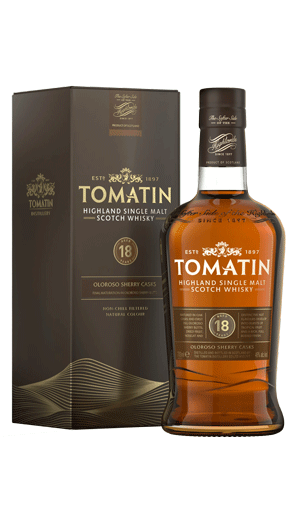 Whisky Tomatin 18 Años