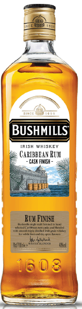 Whisky Bushmills Finition en fût de rhum des Caraïbes