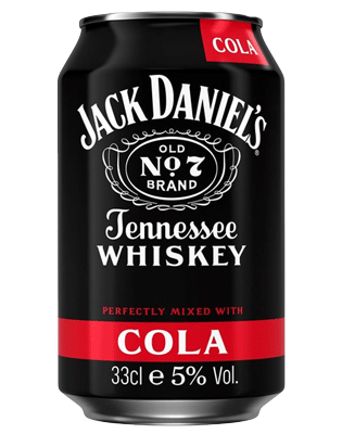 Jack Daniel's and Cola Can 33cl