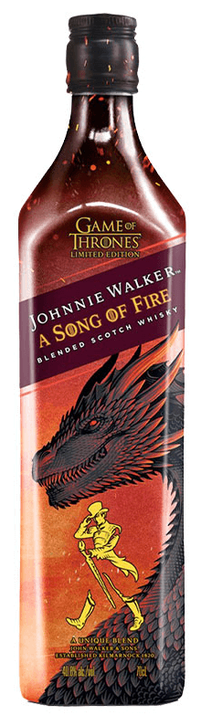 Whisky Johnnie Walker Game Of Thrones « un Chant de Feu »