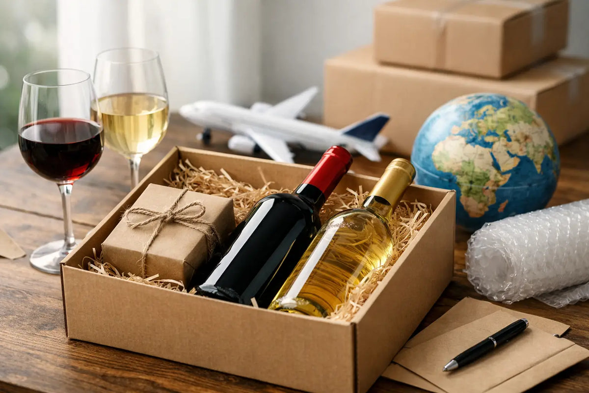 How to Send Wine Gifts Internationally Safely