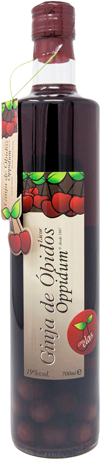 Liquore Ginja di Obidos Oppidum con Frutto