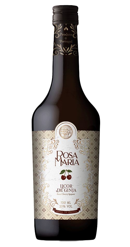 Liquore Ginja Montanha Rosa Maria con frutto