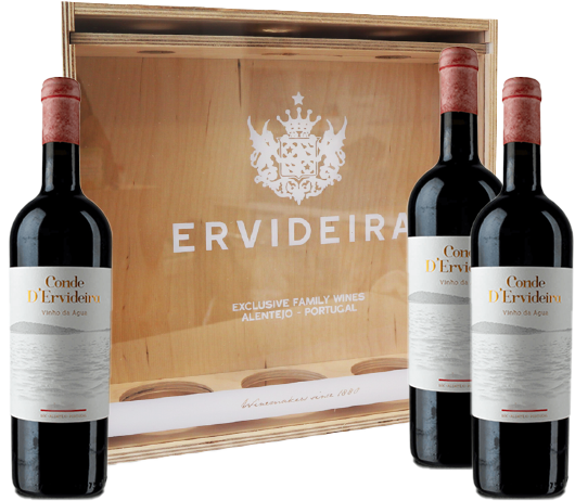 Conjunto Conde D Ervideira Vinha Da Água Tinto (3 Garrafas)
