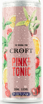 Porto Croft Tonic & Pink 0,25 l (Dose)