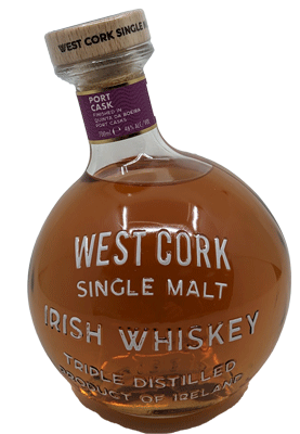 Whisky West Cork Single Malt Barrica de Oporto