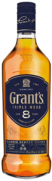 Whisky Grants 8 Ans Triple Wood