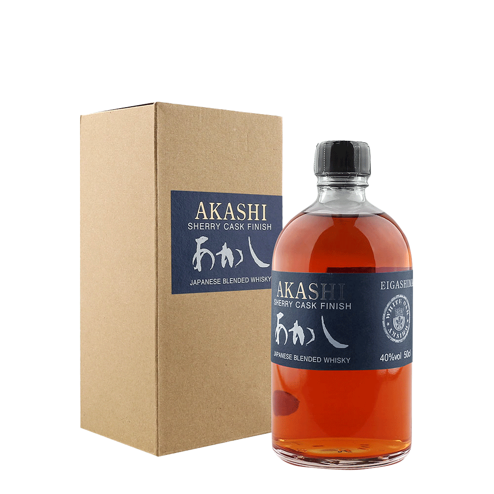Whisky Akashi assemblé fût de sherry