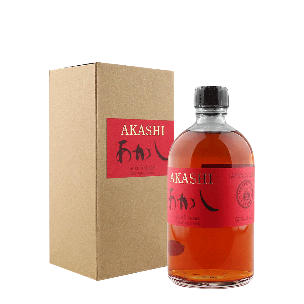 Whisky Akashi Single Malt 5 ans Fût de vin rouge
