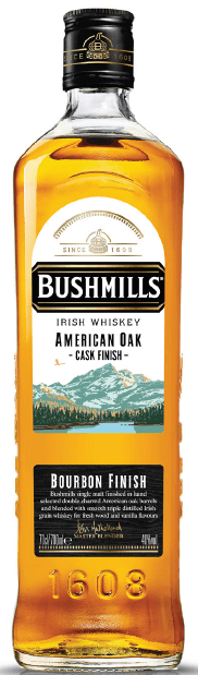 Whisky Bushmills Fût de Bourbon en chêne américain finition