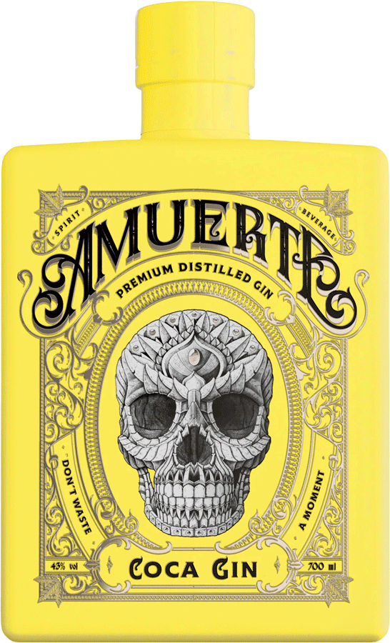 Ginebra Amuerte Hoja de Coca Edición Amarilla