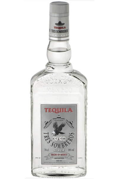 Tequila Tres Sombreros Argento