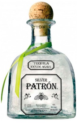 Tequila Patron Argento
